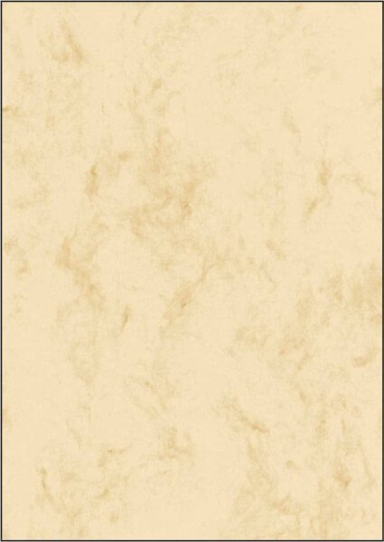 SIGEL Briefpapier Marmor beige DIN A4 200 g/qm 50 Blatt