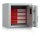 ISS Tresor Karlsruhe II Sicherheitsstufe 1 nach EN 1143-1 mit Feuerschutz lichtgrau 49,5 x 47,2 x 47,5 cm