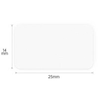 NIIMBOT Etikettenrolle für Etikettendrucker 008-7002123 transparent, 14,0 x 25,0 mm, 1 x 240 Etiketten