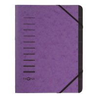 PAGNA Ordnungsmappe 7 Fächer violett, 1 St.