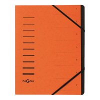 PAGNA Ordnungsmappe 7 Fächer orange, 1 St.