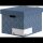 Bankers Box Archivboxen Bankers Box schieferblau/weiß 34,0 x 39,0 x 29,1 cm, 5 St.