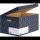 Bankers Box Archivboxen Bankers Box Décor Serie mitternachtsblau/weiß 36,7 x 57,0 x 29,5 cm, 5 St.