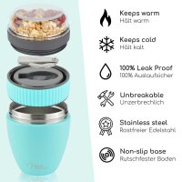 Milu Speisebehälter türkis 0,4 l, 1 St.