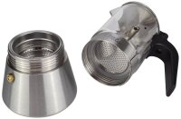 Milu Espressokocher silber, 4 Tassen