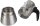 Milu Espressokocher silber, 4 Tassen