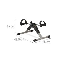 relaxdays Arm- und Beintrainer schwarz, grau