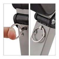 relaxdays Arm- und Beintrainer schwarz, grau