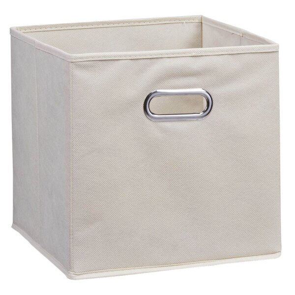 Zeller Aufbewahrungsbox 30,0 l beige 32,0 x 32,0 x 32,0 cm, 1 St.