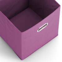 Zeller Aufbewahrungsbox 30,0 l lila 32,0 x 32,0 x 32,0 cm, 1 St.