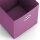 Zeller Aufbewahrungsbox 30,0 l lila 32,0 x 32,0 x 32,0 cm, 1 St.