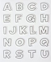 HEYDA Motivstempel-Set Buchstabe & Zahlen 10,0 - 55,0 mm, 1 St.