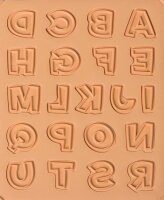 HEYDA Motivstempel-Set Buchstabe & Zahlen 10,0 - 55,0 mm, 1 St.