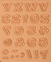 HEYDA Motivstempel-Set Buchstabe & Zahlen 10,0 - 55,0 mm, 1 St.