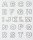 HEYDA Motivstempel-Set Buchstabe & Zahlen 10,0 - 55,0 mm, 1 St.