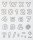 HEYDA Motivstempel-Set Buchstabe & Zahlen 10,0 - 55,0 mm, 1 St.