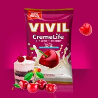 VIVIL® Creme Life Kirsche  Bonbons 23 St./ 90,0 g, 1...