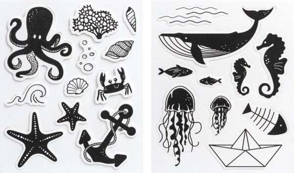 HEYDA Motivstempel-Set Maritim 10,0 - 55,0 mm, 1 St.
