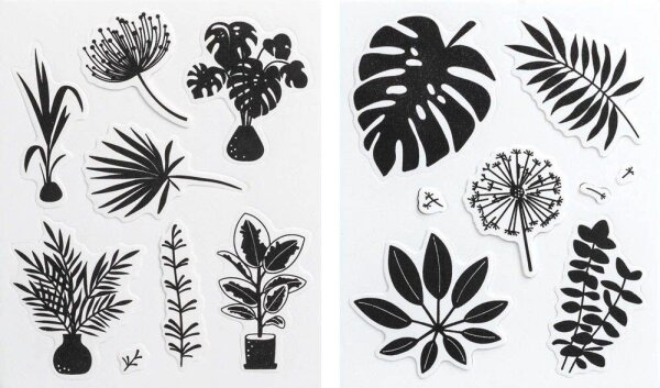 HEYDA Motivstempel-Set Blätter 10,0 - 55,0 mm, 1 St.