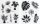 HEYDA Motivstempel-Set Blätter 10,0 - 55,0 mm, 1 St.