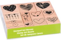 HEYDA Motivstempel-Set Herzen, 1 St.