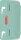 BRUNNEN Taschenlocher Colour Code mint, 1 St.
