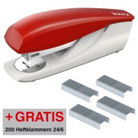 AKTION: LEITZ Heftgerät 5500 rot, 1 St. + GRATIS 200...