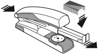 LEITZ Heftgerät 5522 schwarz, 1 St.