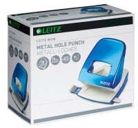 LEITZ Locher NeXXt 5008 WOW blau-metallic, 1 St.