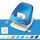 LEITZ Locher NeXXt 5008 WOW blau-metallic, 1 St.