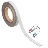 MAUL Magnetband weiß 2,0 cm x 10,0 m, 1 Rolle