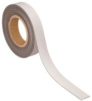 MAUL Magnetband weiß 3,0 cm x 10,0 m, 1 Rolle