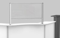 geramöbel Spuckschutz, transparent 100,0 x 80,0 cm,...