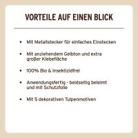 SUBSTRAL® Naturen® Fruchtfliegenfalle Gelbsticker Bio gelb, 1 St.