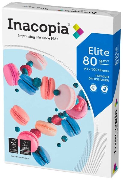 Inacopia Kopierpapier elite DIN A4 80 g/qm 500 Blatt