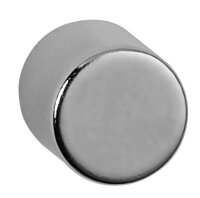 MAUL Magnete silber, Metall Ø 1,0 x 1,0 cm, 4 St.