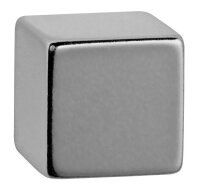 MAUL Magnet silber, Metall 1,5 x 1,5 x 1,5 cm, 1 St.