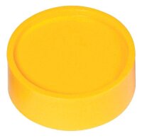 MAUL Magnete gelb, Kunststoff Ø 3,4 x 1,4 cm, 10 St.