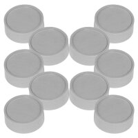 MAUL Magnete grau, Kunststoff Ø 3,4 x 1,4 cm, 10 St.