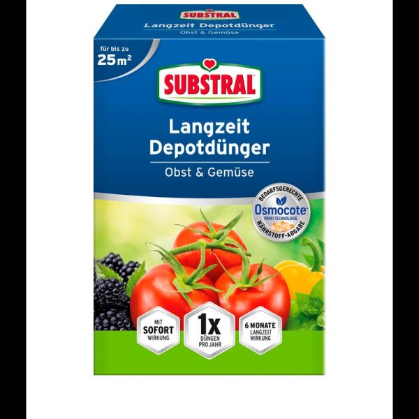 SUBSTRAL® Langzeit Obst- & Gemüsedünger 750,0 g