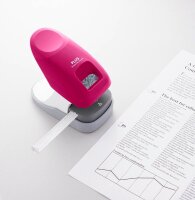 PLUS JAPAN Klammerloses Heftgerät pink, 1 St.