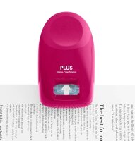PLUS JAPAN Klammerloses Heftgerät pink, 1 St.