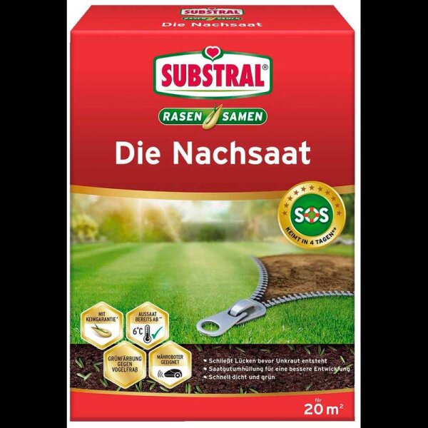 SUBSTRAL® DIE NACHSAAT Rasensamen 400 g