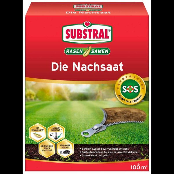 SUBSTRAL® DIE NACHSAAT Rasensamen 2 kg