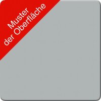 Quadrifoglio Konferenztisch Idea+ lichtgrau Tonnenform, Säulenfuß weiß, 280,0 x 80,0 - 110,0 x 74,0 cm