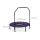 relaxdays Fitnesstrampolin blau 102,0 cm