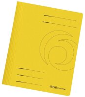 herlitz Schnellhefter easy orga Karton gelb DIN A4, 10 St.