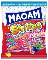 MAOAM Stripes Berries & Cream Kaubonbons 19 St./...