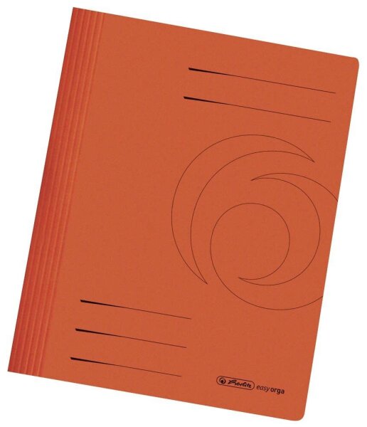 herlitz Schnellhefter easy orga Karton orange DIN A4, 10 St.