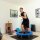 relaxdays Fitnesstrampoline blau 95,0 cm